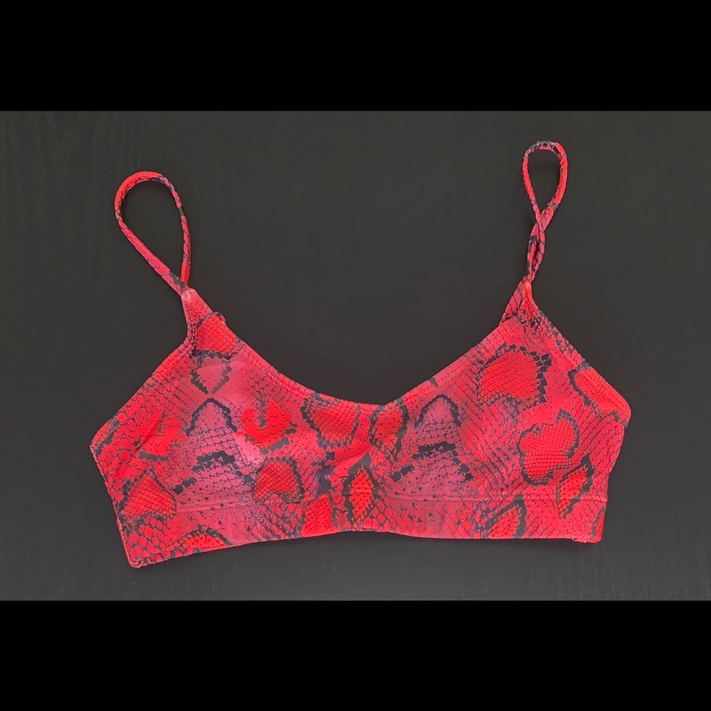 Red Python Swimsuit